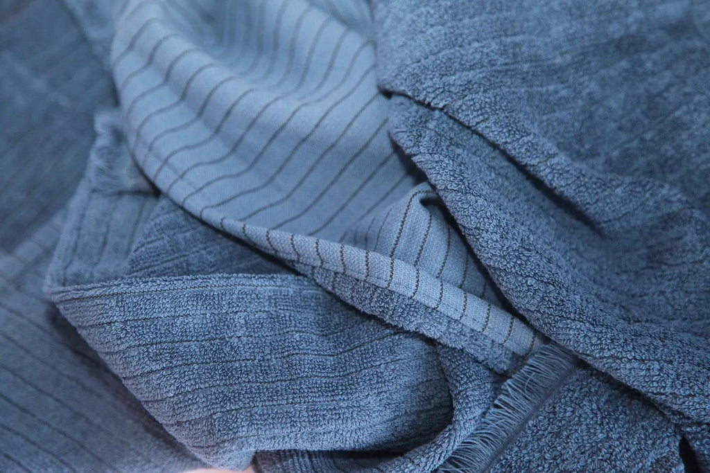 Turkish Terry Towel Set Softness - Del Mar Navy