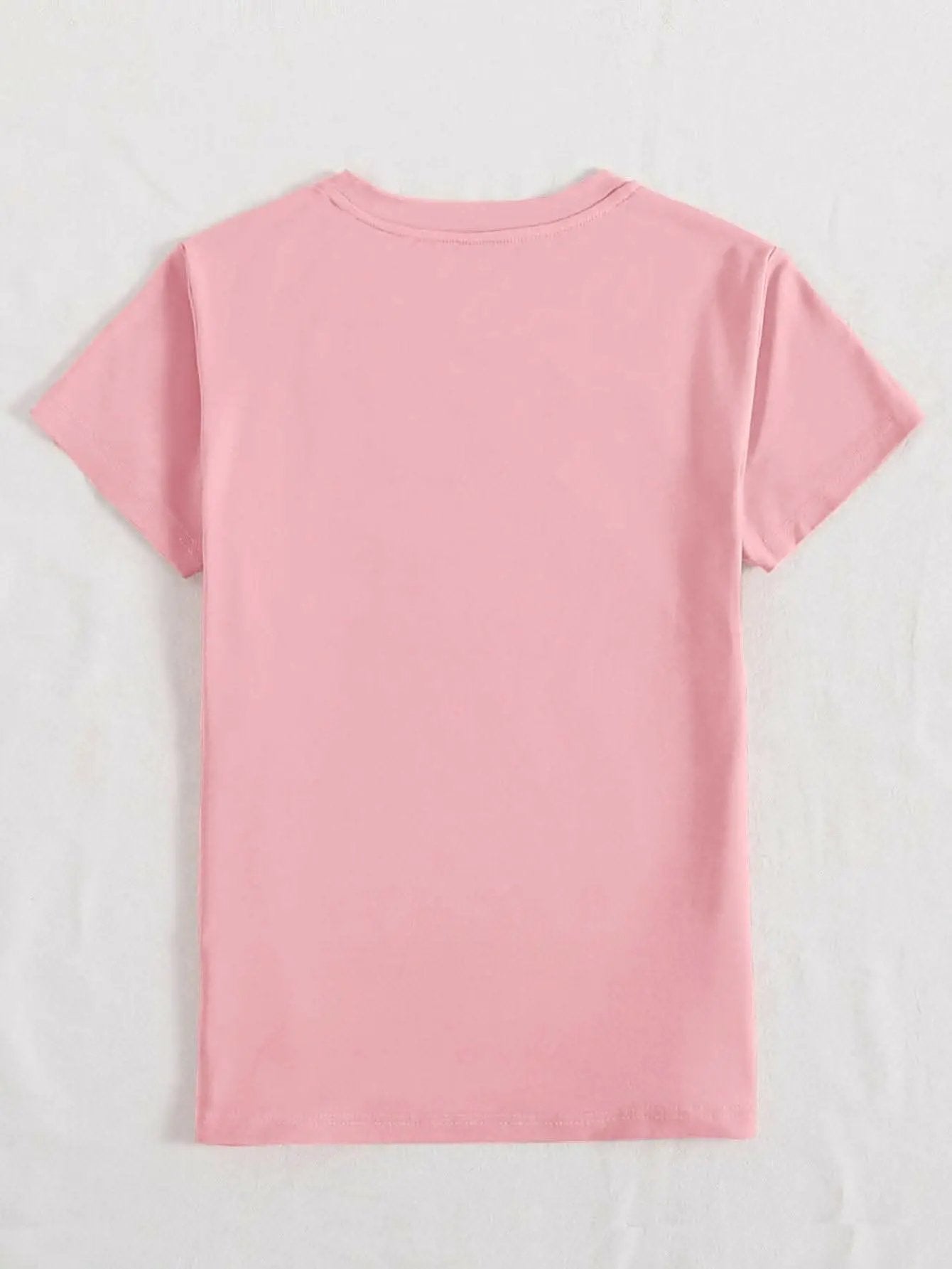 T-Shirts Trendsi Graphic - Charming rabbit print tee for women
