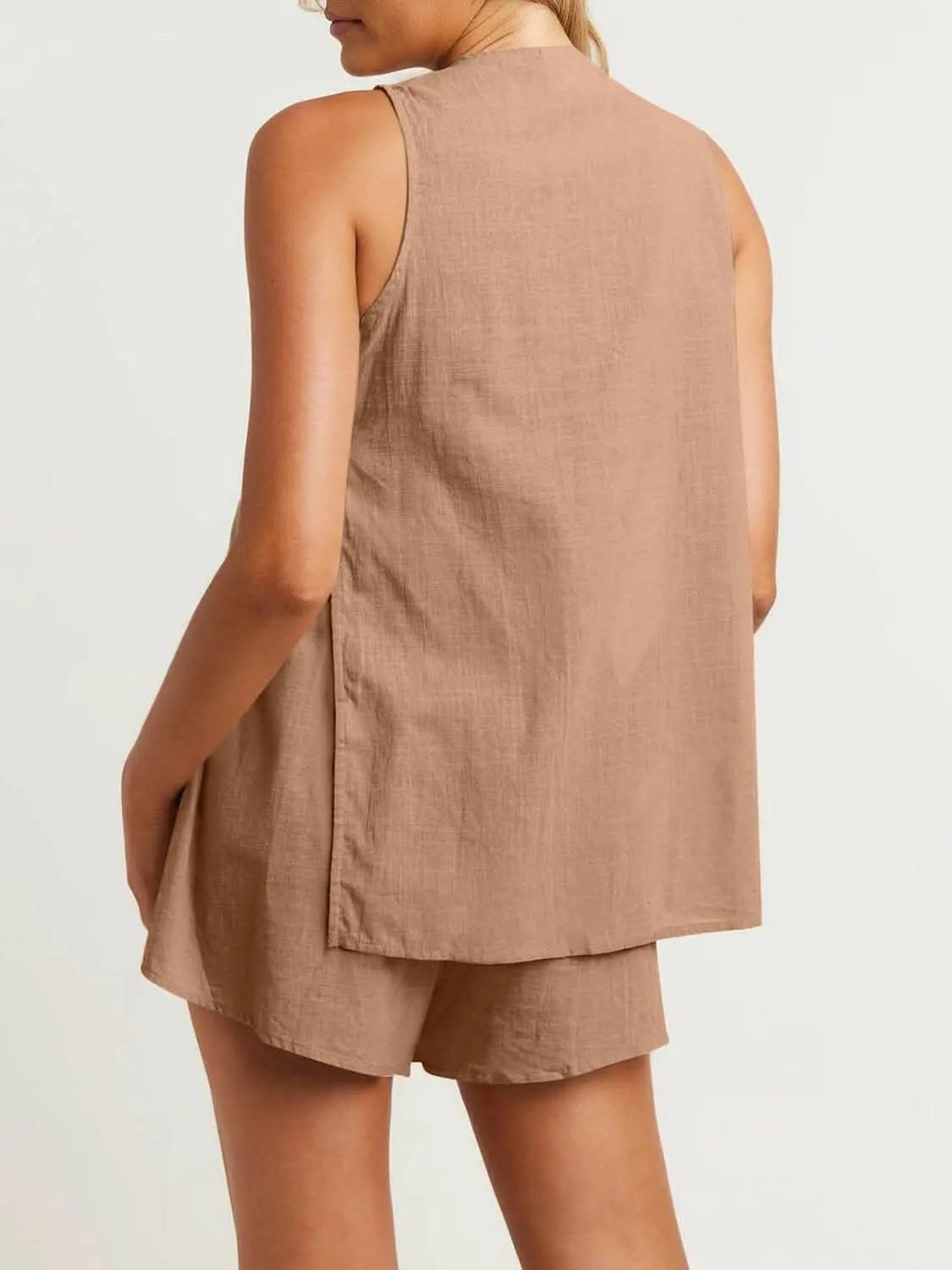 Trendsi Shorts - Chic cotton lounge set - cozy comfort