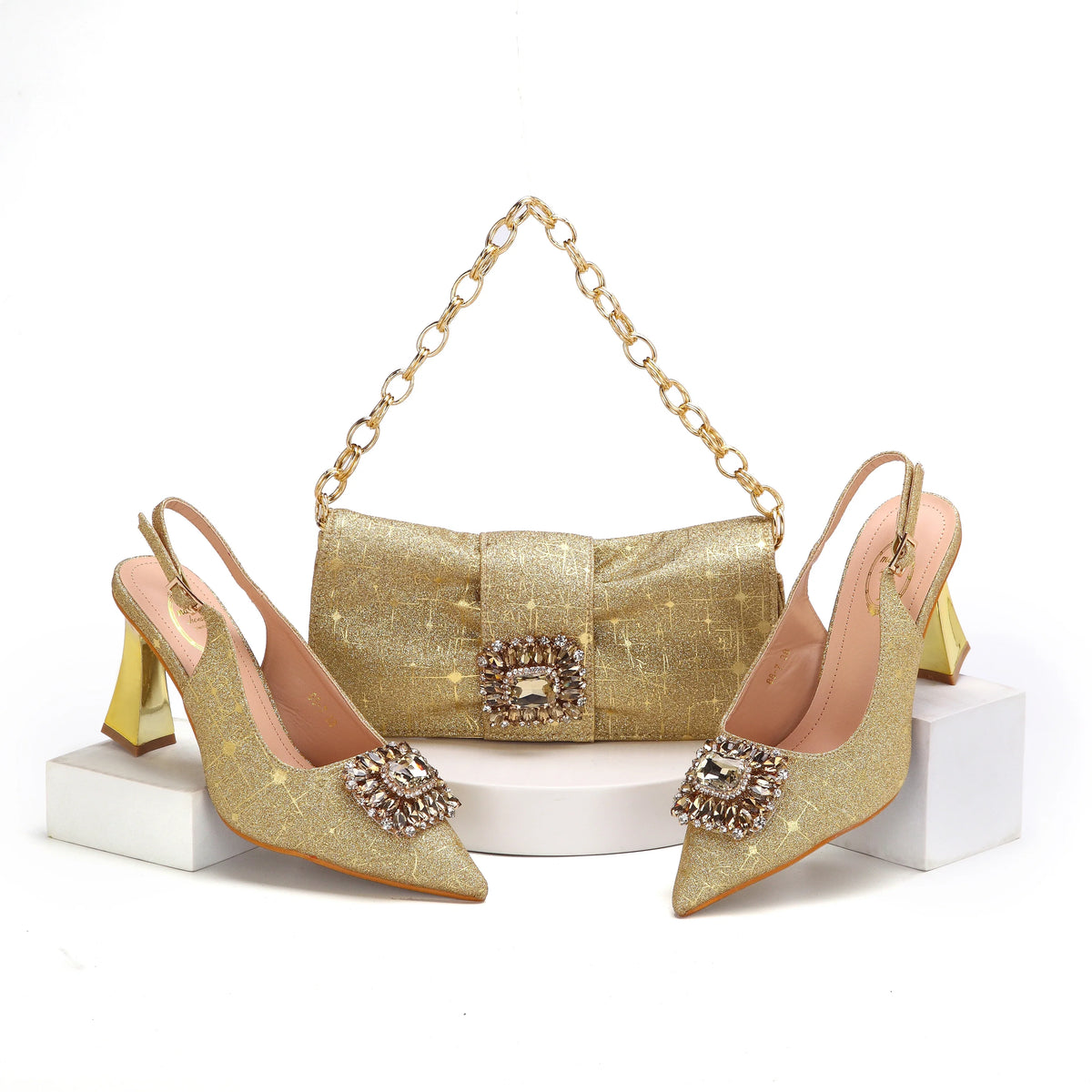 Lastest Italian Ladies Shoes with Matching Bag Set EDHMA1-14