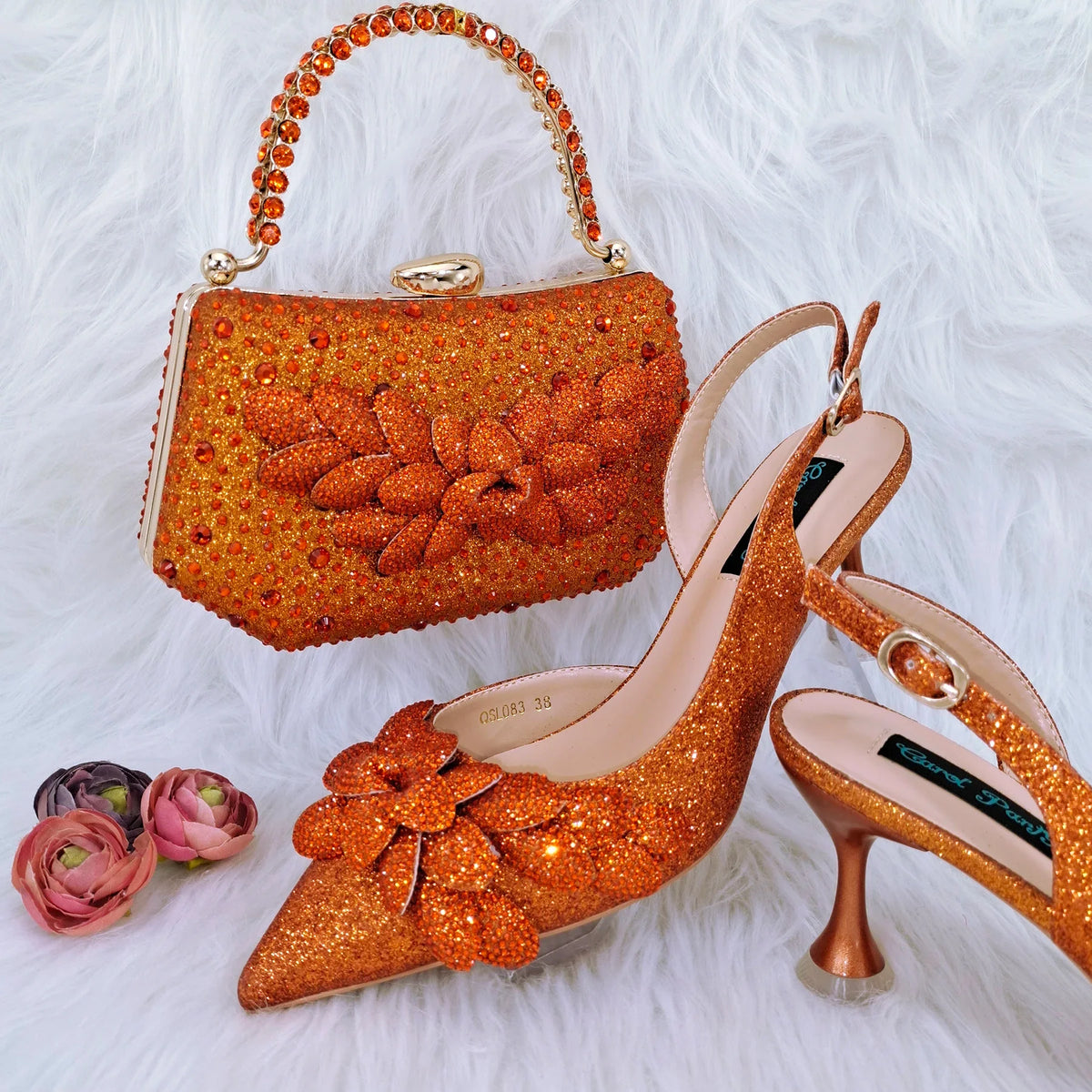 Latest Ladies Bag and Shoes Set EDN106