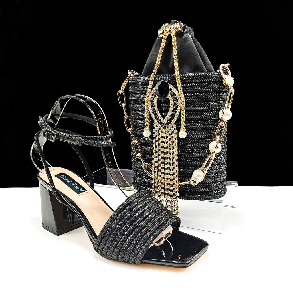Lastest Ladies Shoes with Matching Bag Set  HJJ1-23