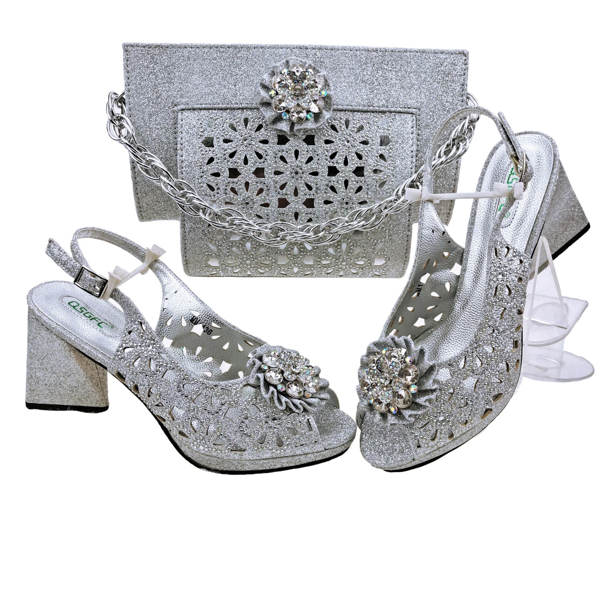 Italian Shoes And Bag Sets For Evening Party EDV-25