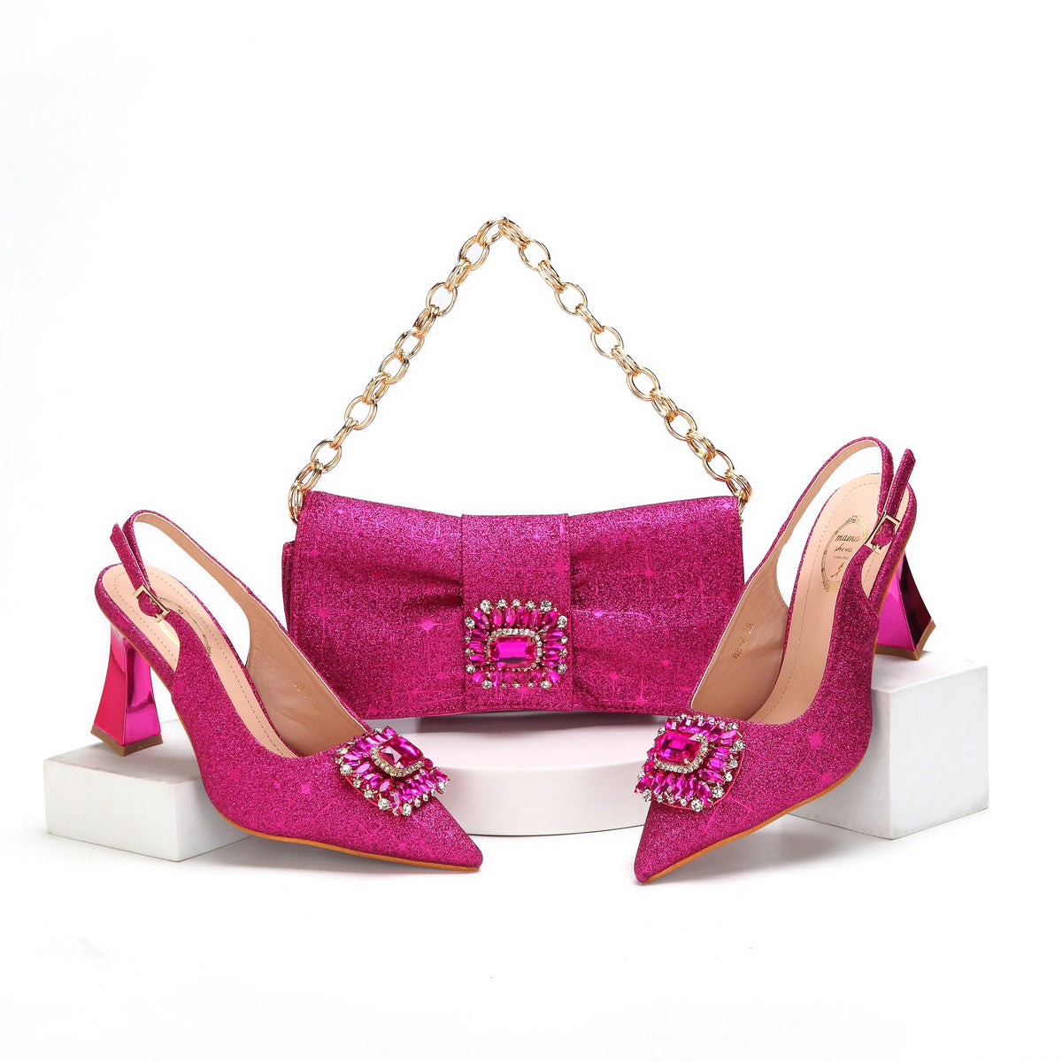 Lastest Italian Ladies Shoes with Matching Bag Set EDHMA1-14