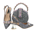 Newest Style Platform Shoes and Matching Bag Set JH654