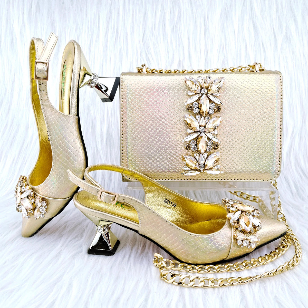 Latest Shoes And Bag Matching Set HGY1-1