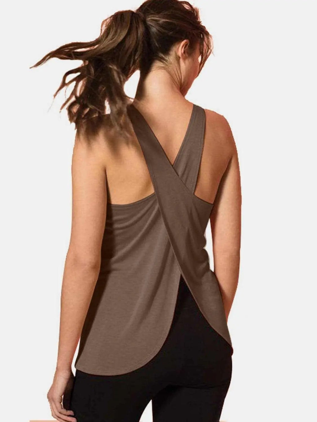 Activewear Trendsi Sleek crisscross workout tank