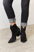 Dresses Trendsi Rhinestone Cowgirl Booties Women's Fashion Shoes - Sparkling & Glamorous