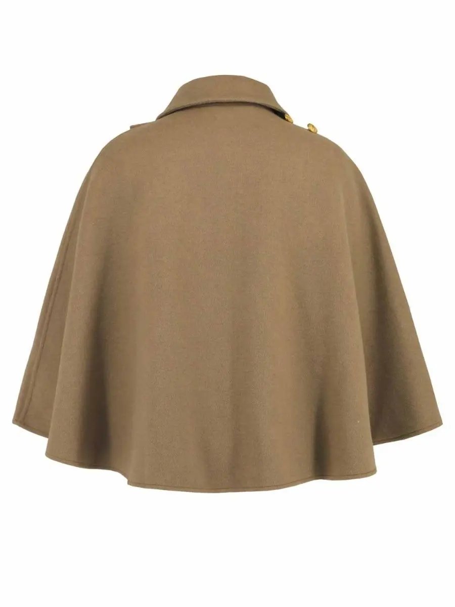 Hats Trendsi Collared Crop Cape Women's Fashion Top - Stylish & Trendy