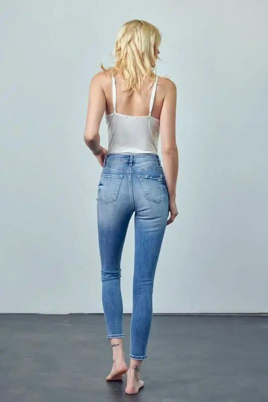 Women's Ankle Skinny Jeans Jeans - High Rise Slimming & Comfy - Ankle Skinny