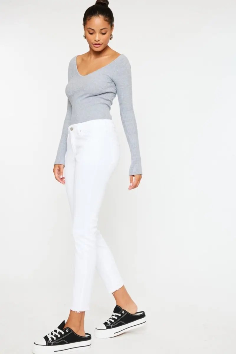 Women's Denim Jeans Women's Mid Rise Ankle Skinny Jeans - Everyday Denim