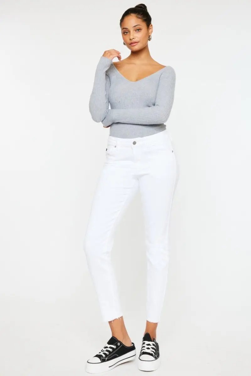 Women's Denim Jeans Women's Mid Rise Ankle Skinny Jeans - Everyday Denim