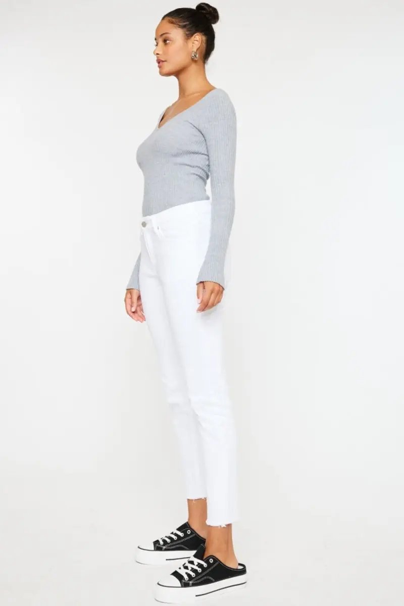 Women's Denim Jeans Women's Mid Rise Ankle Skinny Jeans - Everyday Denim