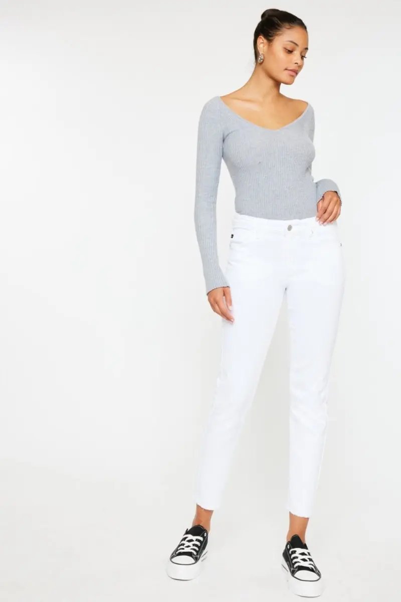 Women's Denim Jeans Women's Mid Rise Ankle Skinny Jeans - Everyday Denim