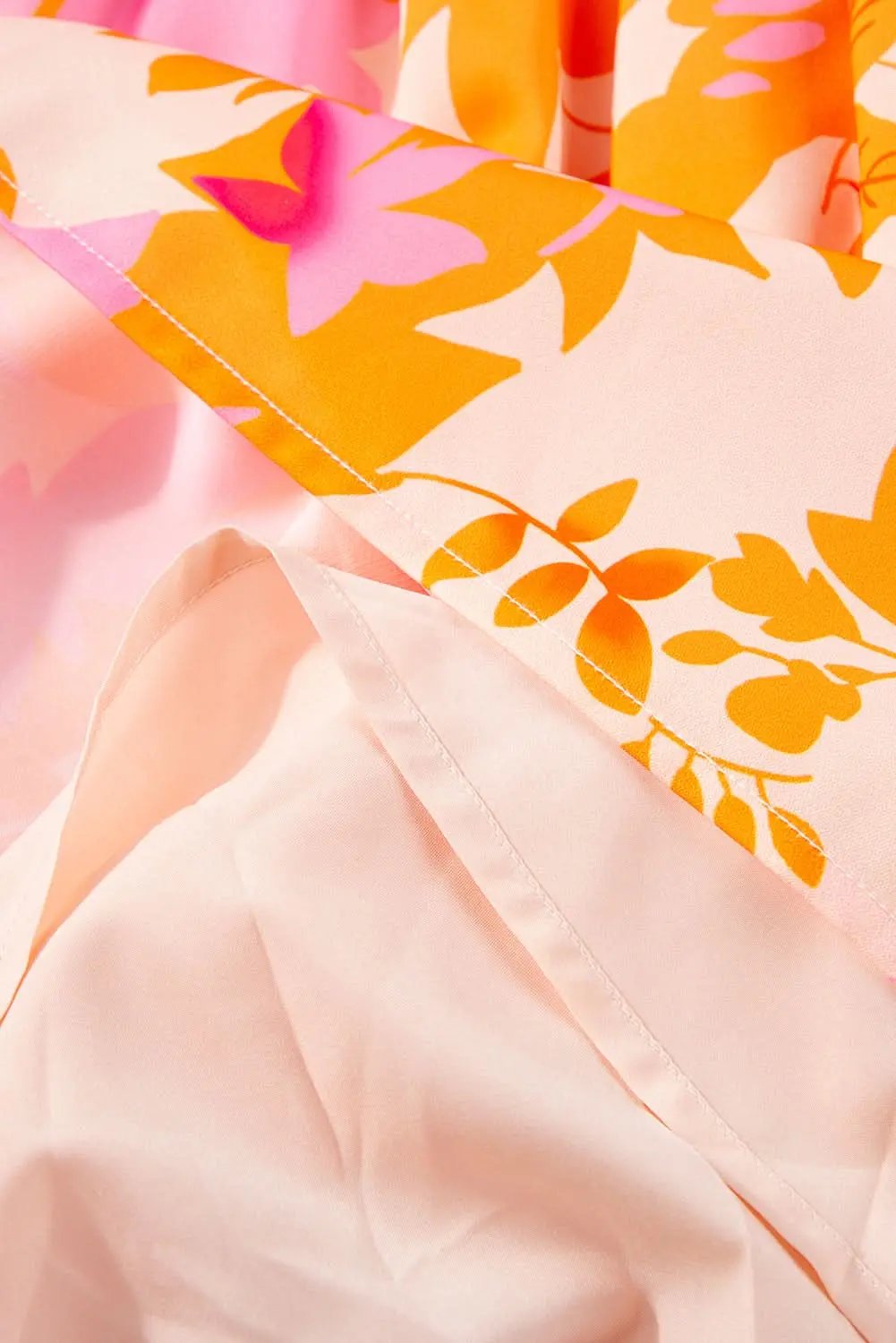 Love Salve Orange Smocked Mini Dress — Fit and Flare