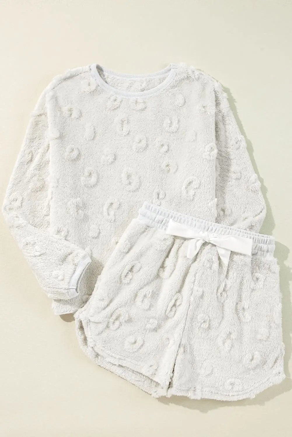 Love Salve Leopard Fleece Lounge Set — Cozy Women's Loungewear