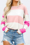 Women's Casual Tops Top - Light Pink Drop Shoulder - Relaxed Fit
