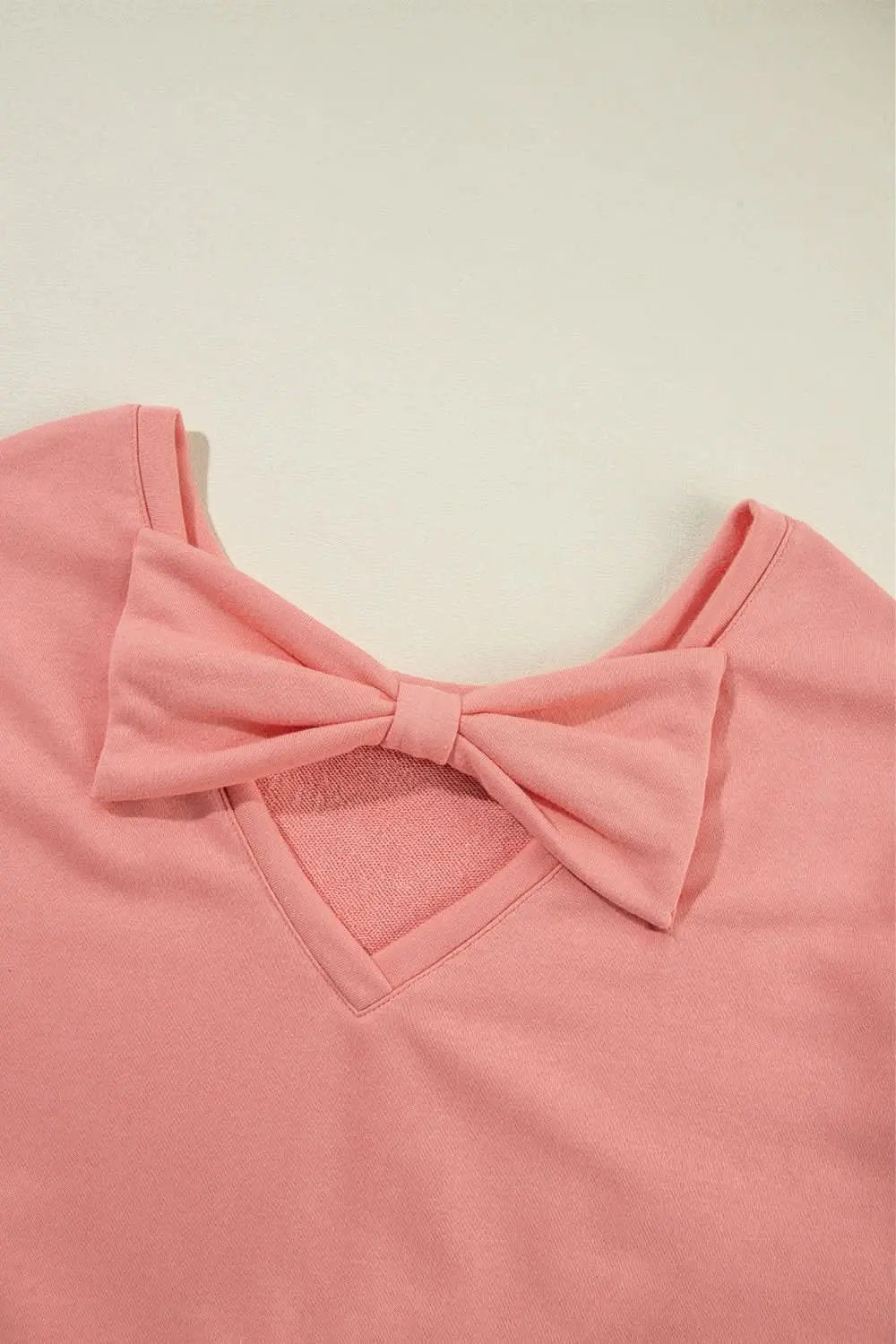 Accessories Love Salve Pale chestnut back bow sweatshirt