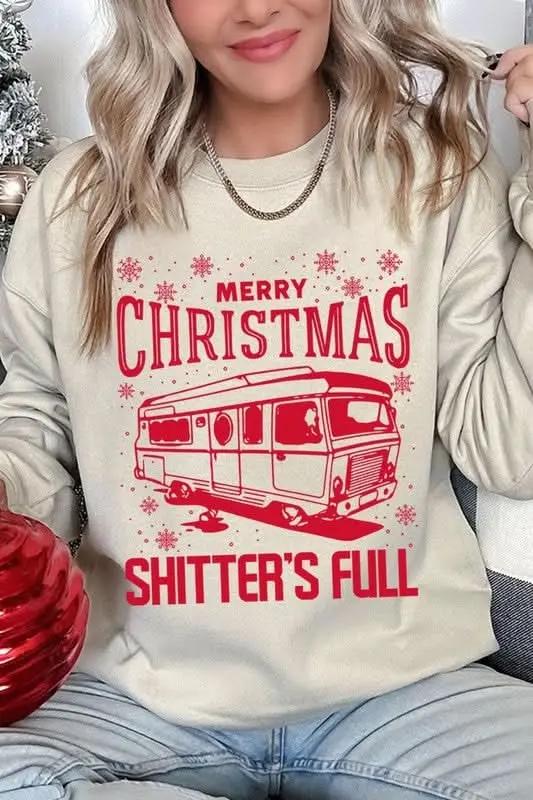 Color Bear Holiday Crewneck Sweatshirt | Unisex Fleece