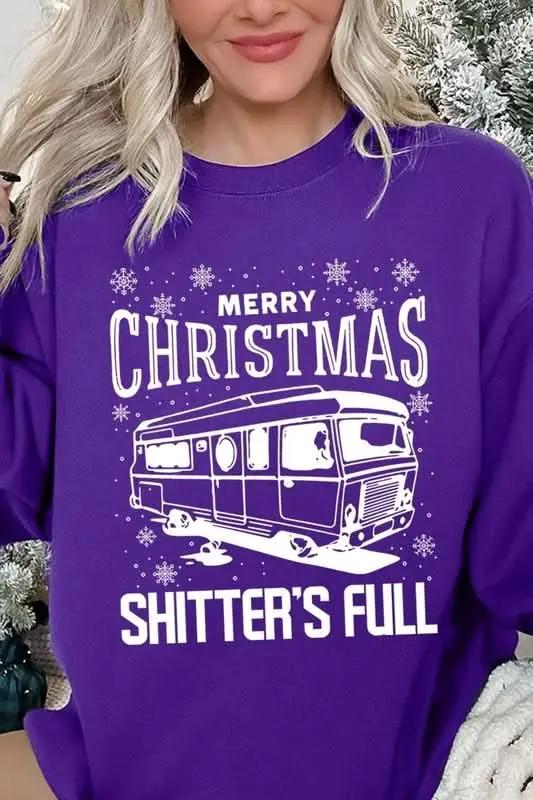 Color Bear Holiday Crewneck Sweatshirt | Unisex Fleece