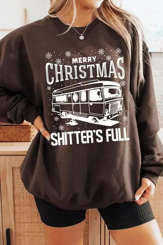 Color Bear Holiday Crewneck Sweatshirt | Unisex Fleece