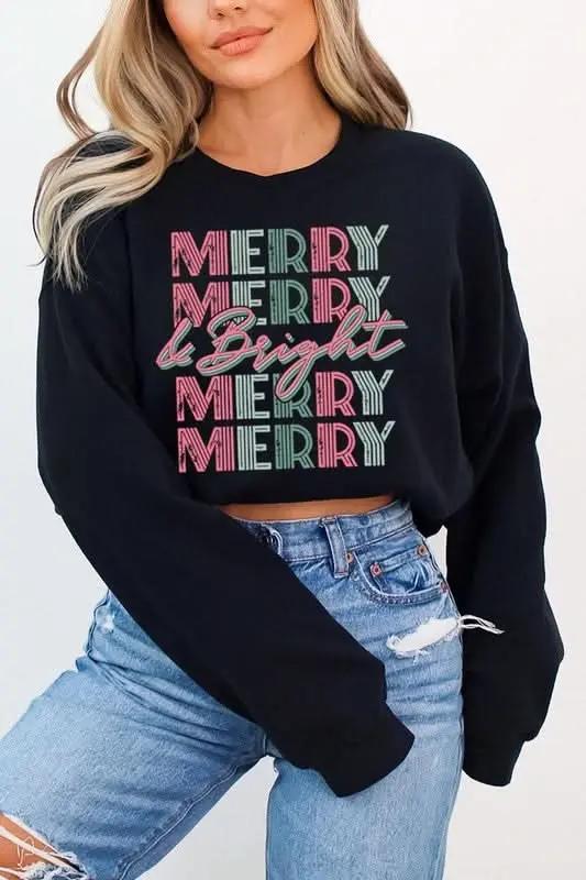 Color Bear Women's Fleece Pullover Retro Graphic