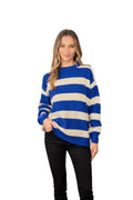 Sweaters Trendsi Striped Sweater Women's Casual Knit Top - Vibrant Colors, Soft Knit