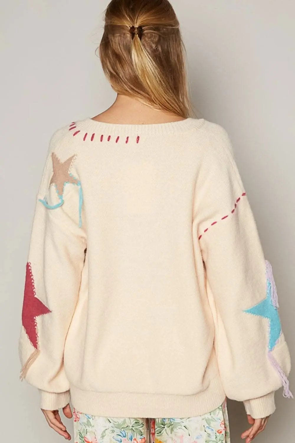 Trendsi V-Neck Sweater Fringe Knit — Cozy Casual Style