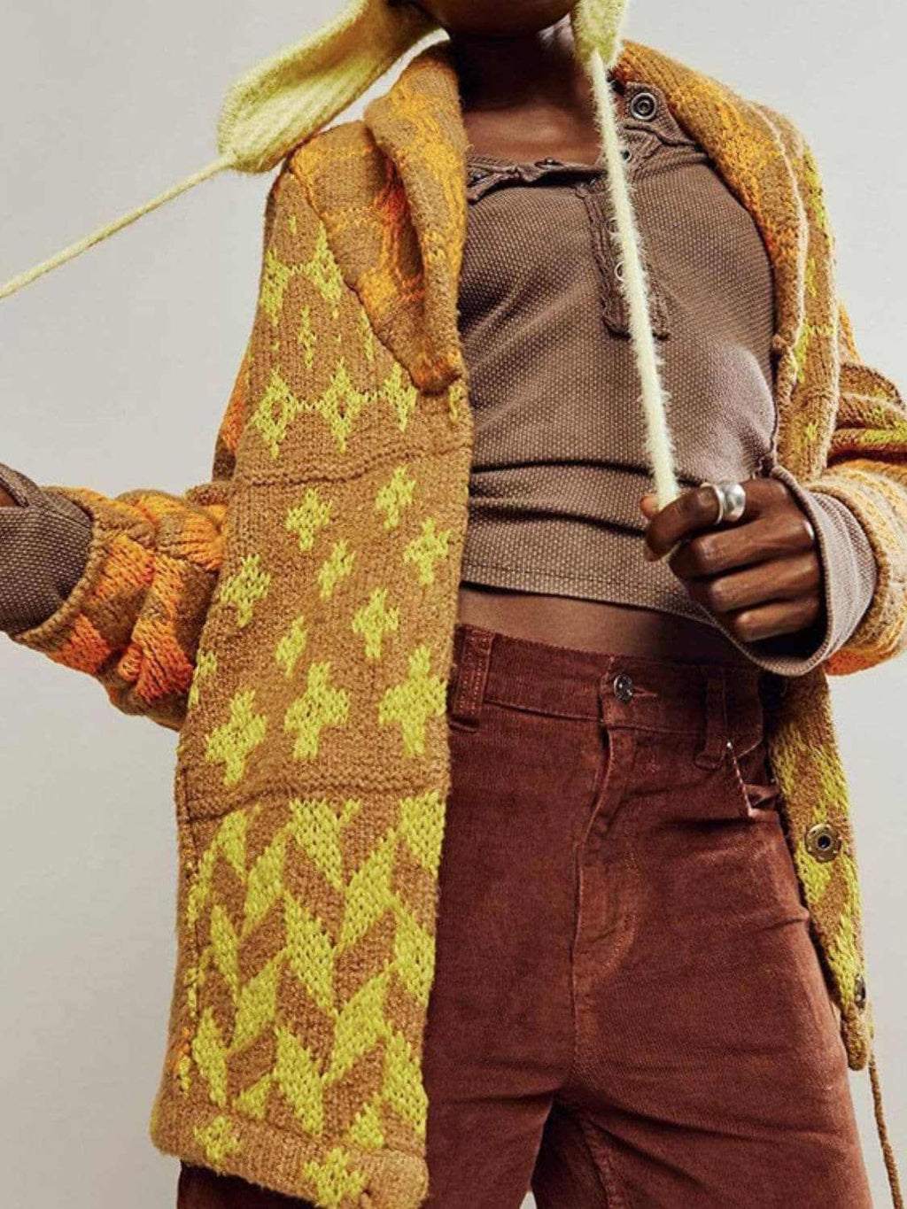 Shirts Trendsi Chic long sleeve button-up cardigan