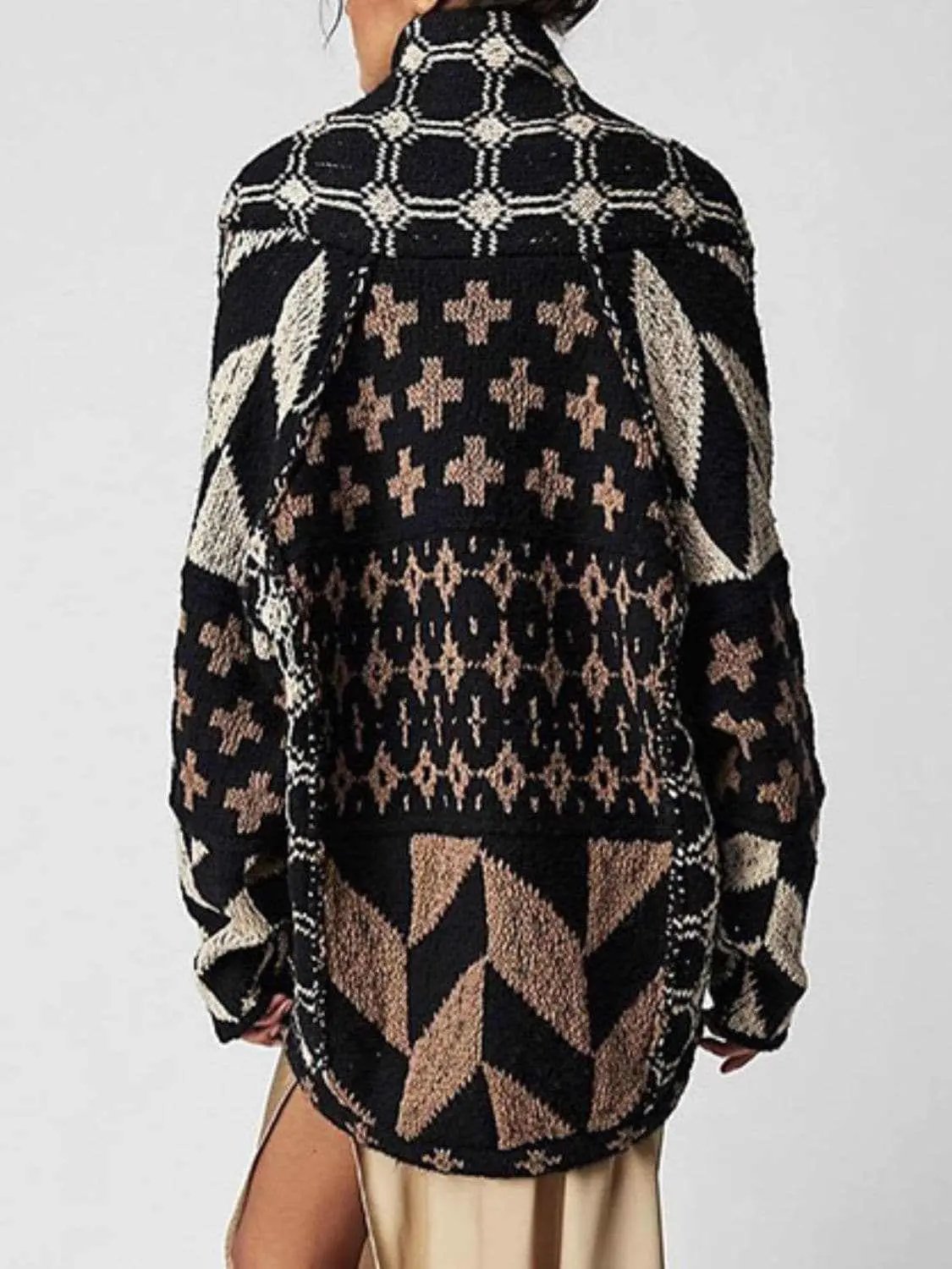 Shirts Trendsi Chic long sleeve button-up cardigan