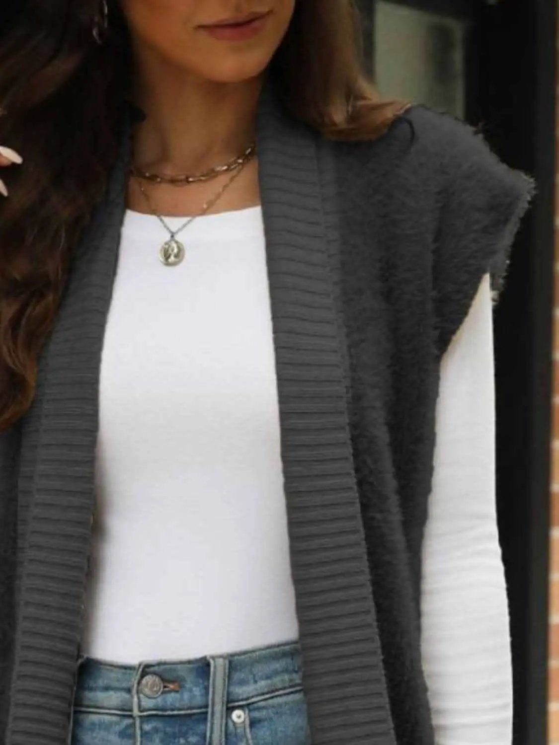 Sweaters Trendsi Pocket Cardigan Women's Stylish Layering Comfortable Cardigan