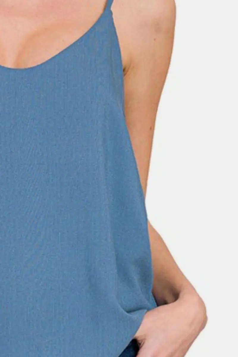 Shorts Trendsi Zenana Layered Cami Women's Everyday Tank Top - Soft & Comfy