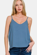 Shorts Trendsi Zenana Layered Cami Women's Everyday Tank Top - Soft & Comfy