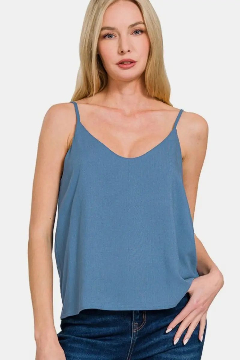 Shorts Trendsi Zenana Layered Cami Women's Everyday Tank Top - Soft & Comfy